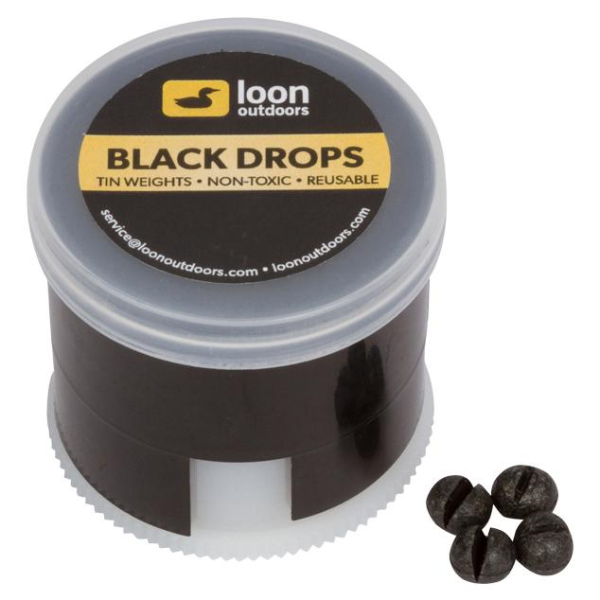 Loon Black Drops Twist Pots